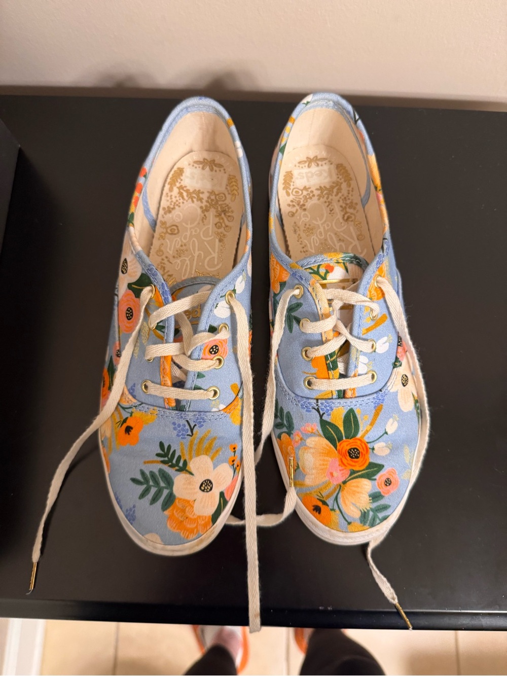 Keds Periwinkle Floral Boxed Sneakers